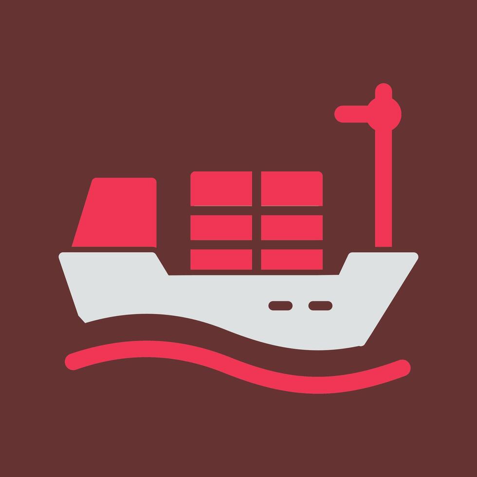 Cargo Ship I Vector Icon