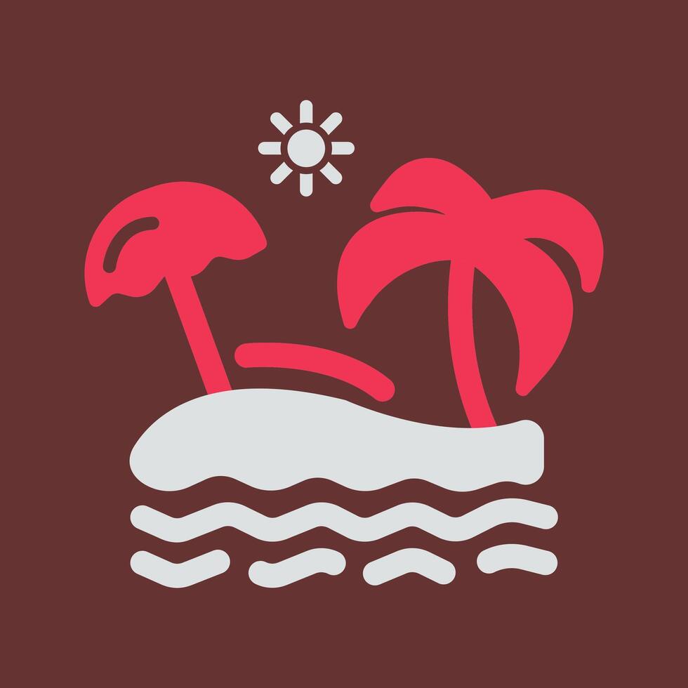 Beach Vector Icon