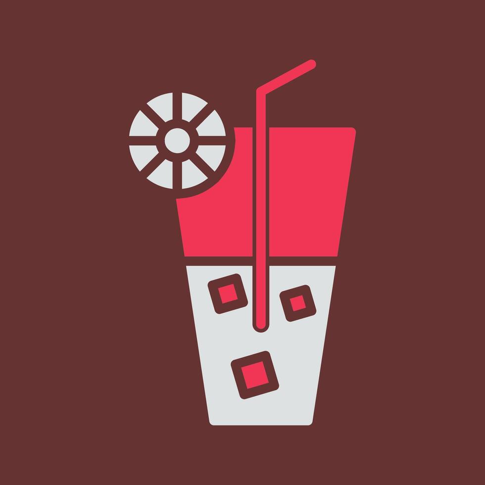 Rainbow Drink Vector Icon