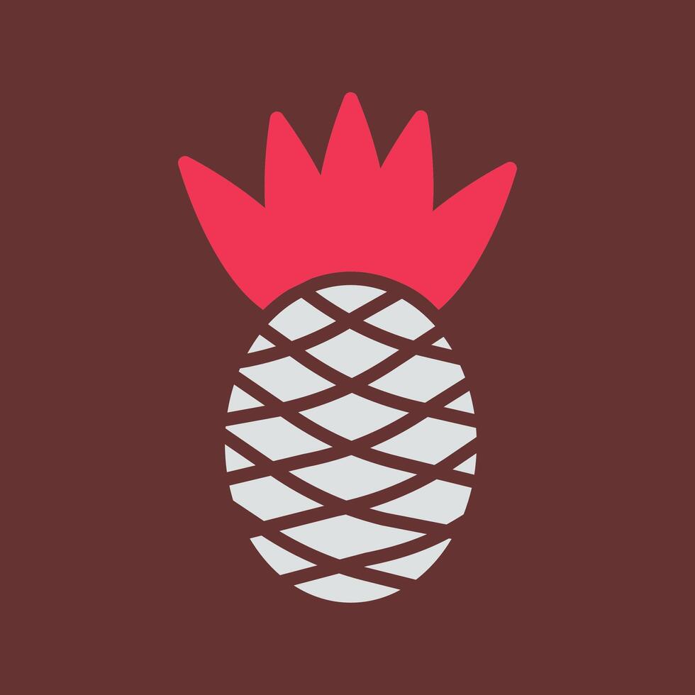 Pineapple Vector Icon