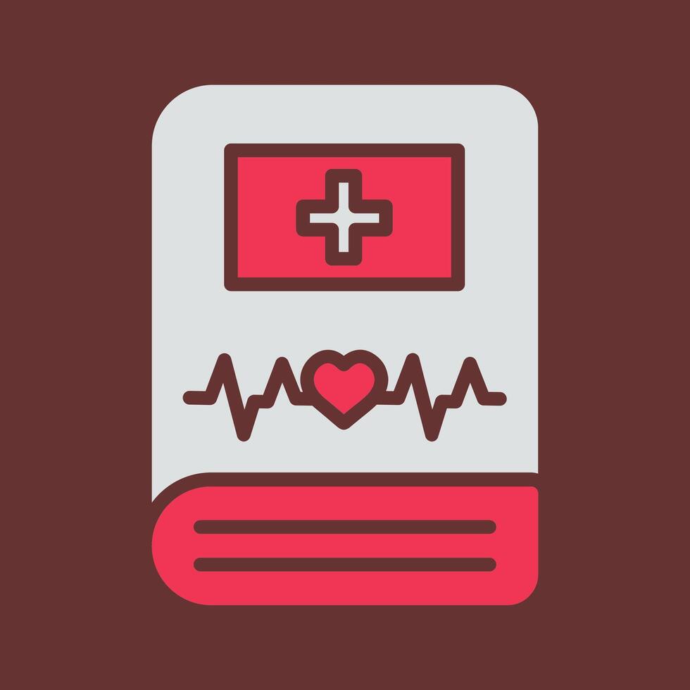 Medical Book Vector Icon