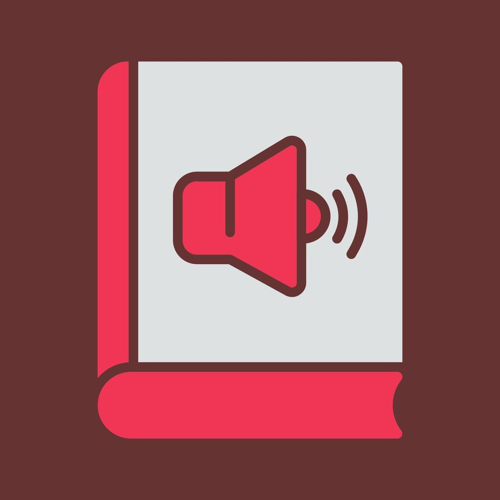 Audio Book Vector Icon