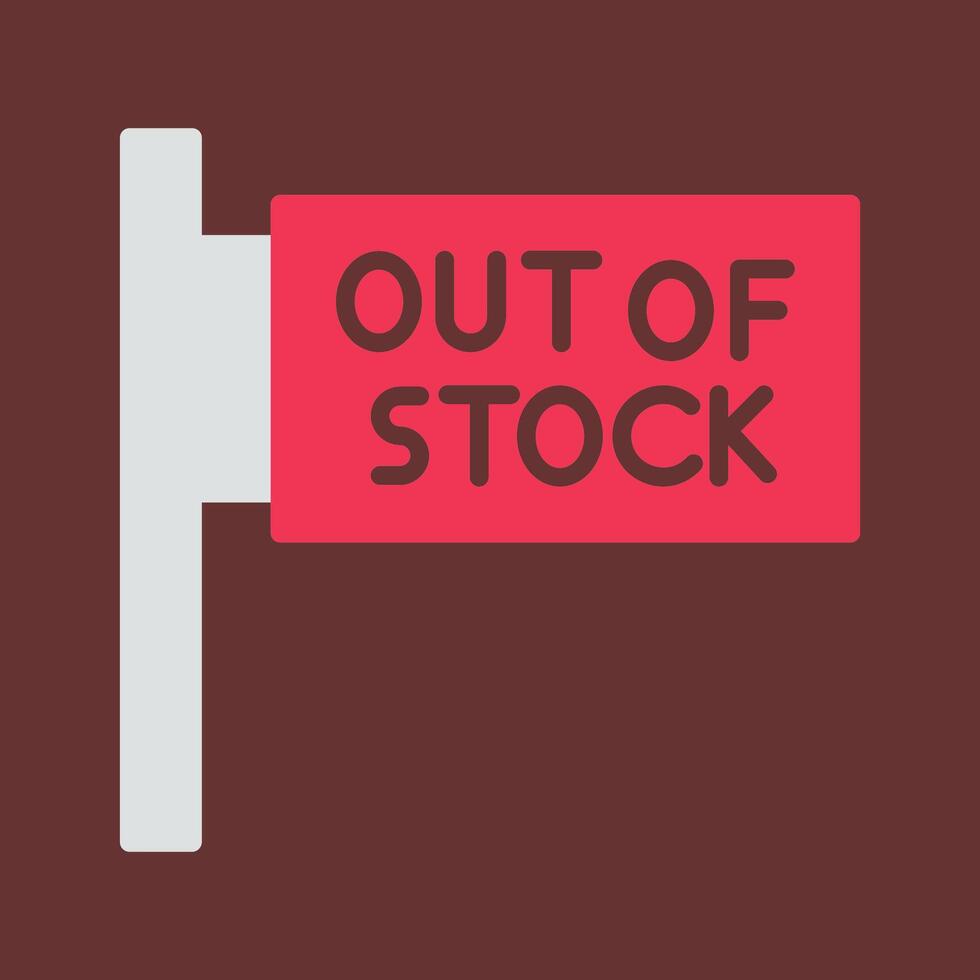 Out of Stock Vector Icon