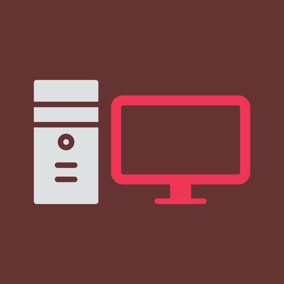 Desktop Vector Icon