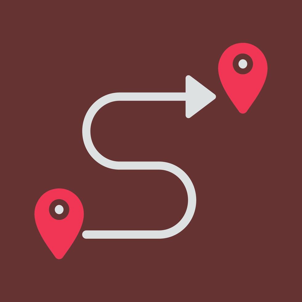 Route Vector Icon