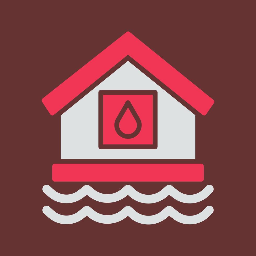 Water House Vector Icon