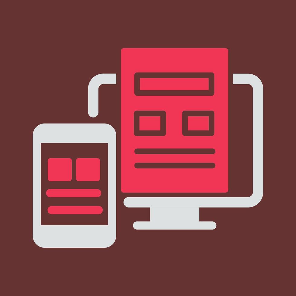 Adaptive Layout Vector Icon