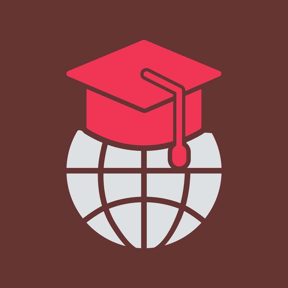 Global Education Vector Icon