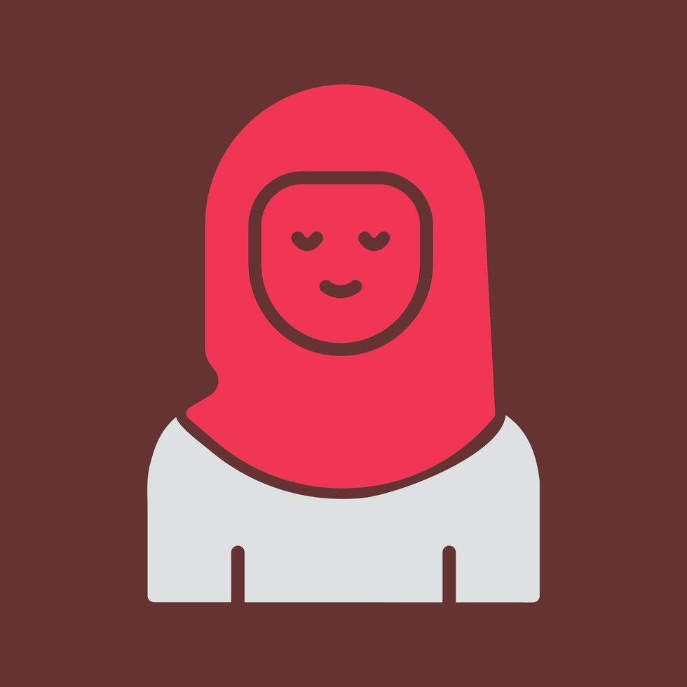 Islamic Woman Vector Icon