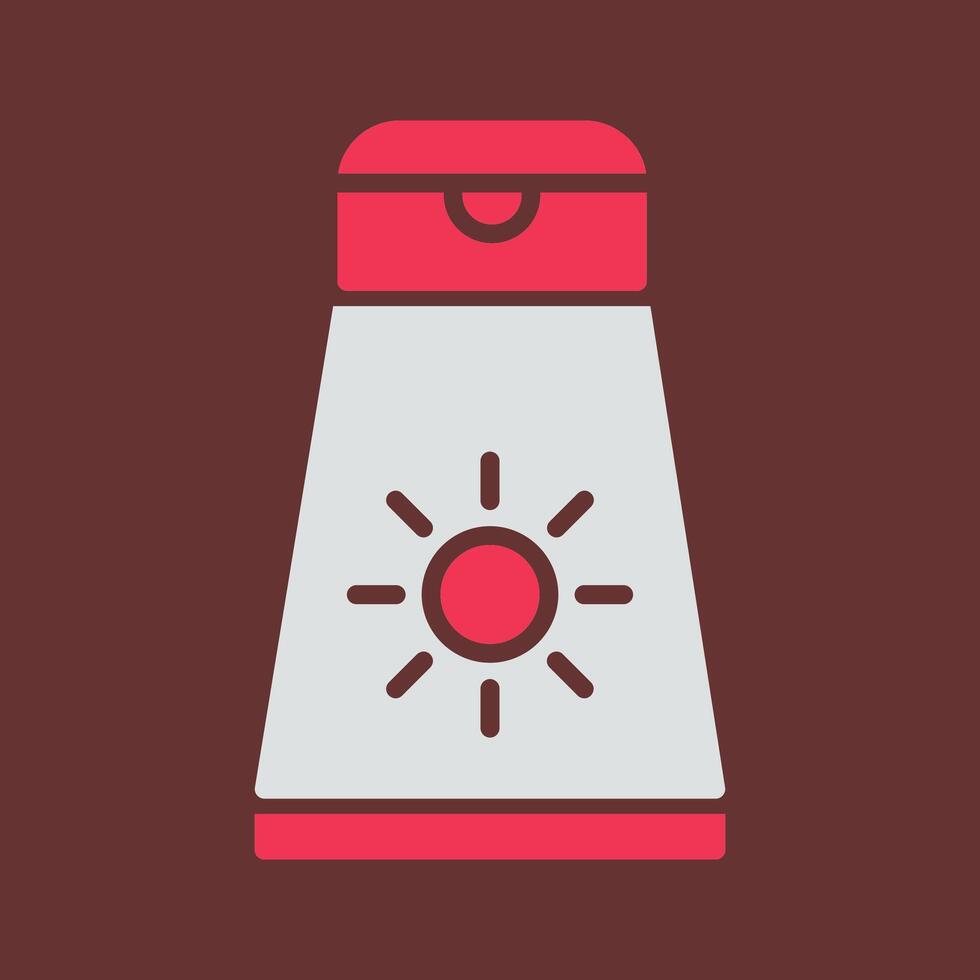 Sun Cream Vector Icon