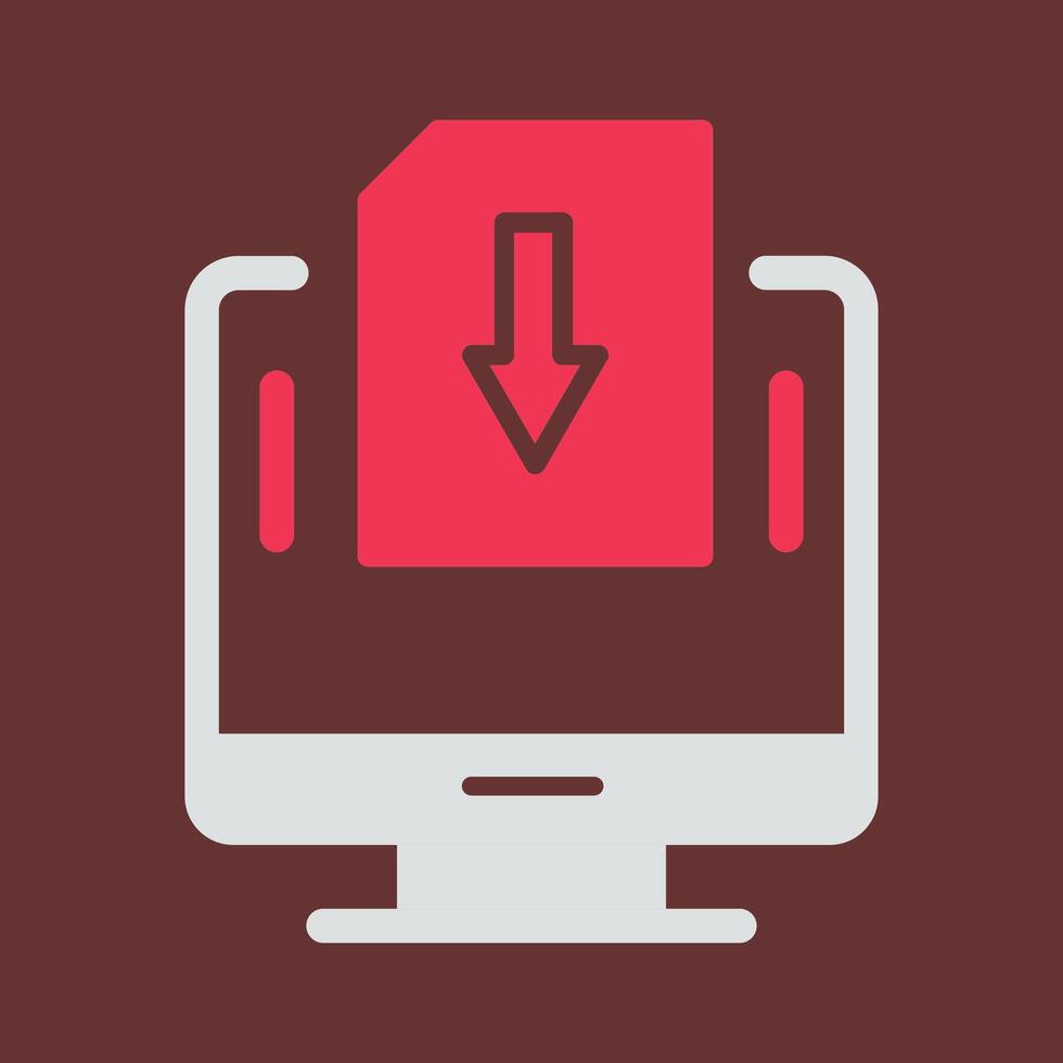 Down Vector Icon