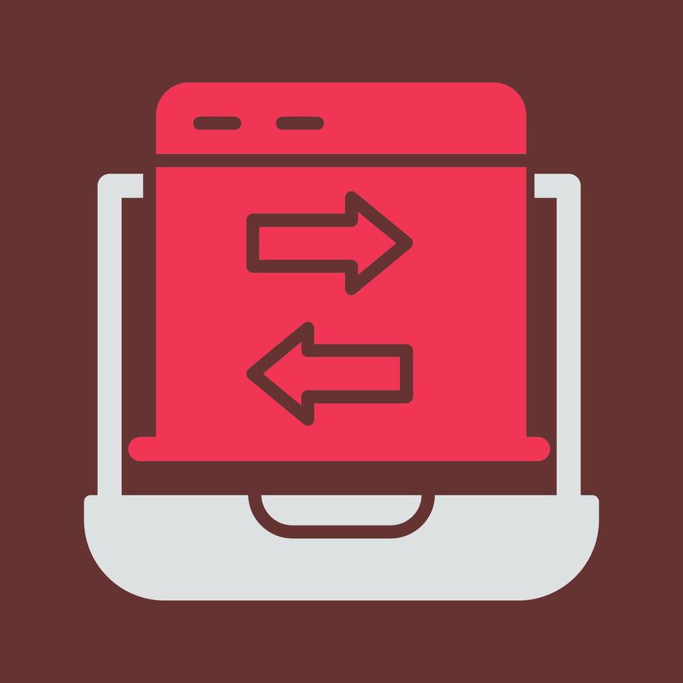 Data Transfer Vector Icon