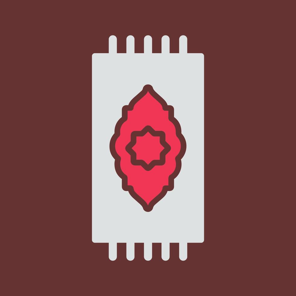 Prayer Rug Vector Icon