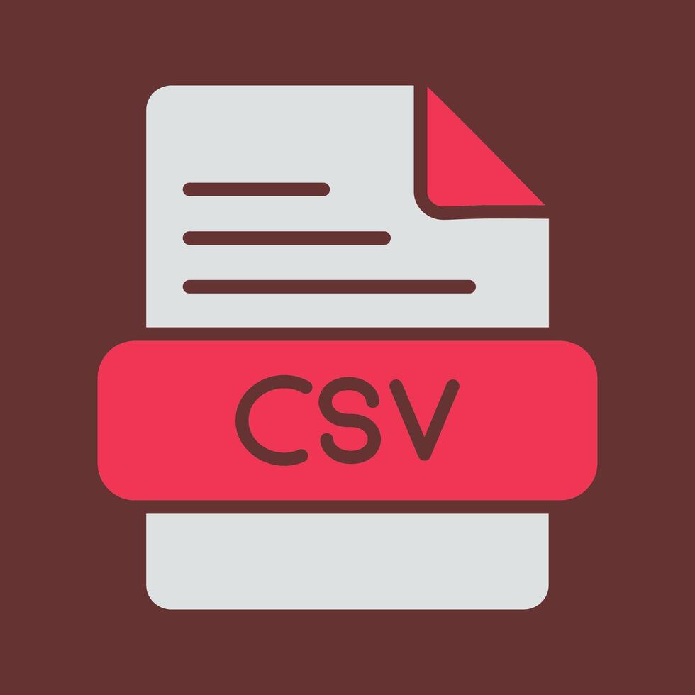 CSV Vector Icon