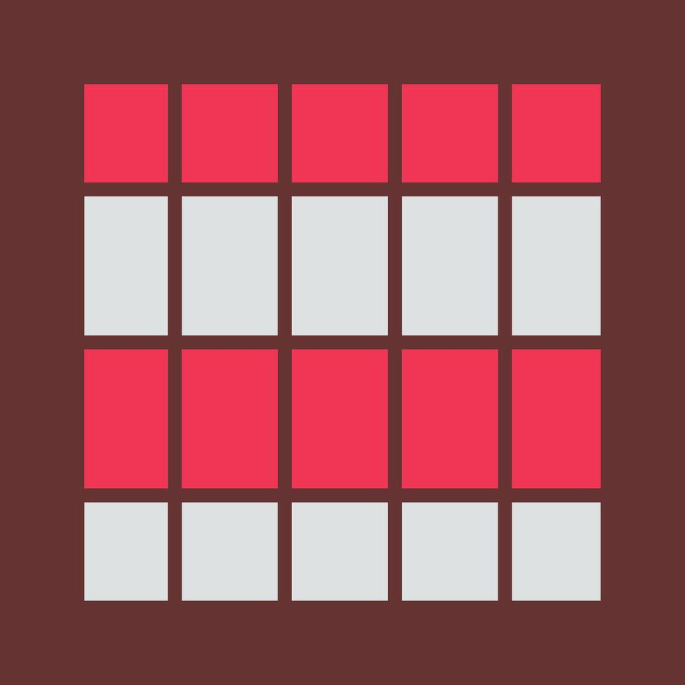 Table of Rates Vector Icon
