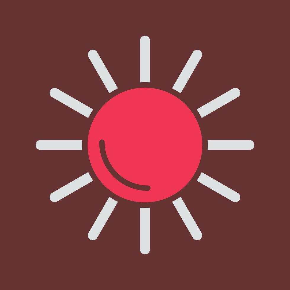Sun II Vector Icon