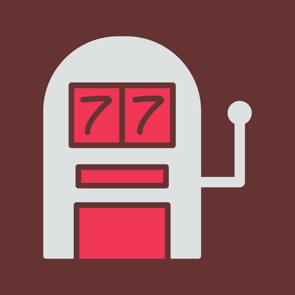 Slot Machine Vector Icon