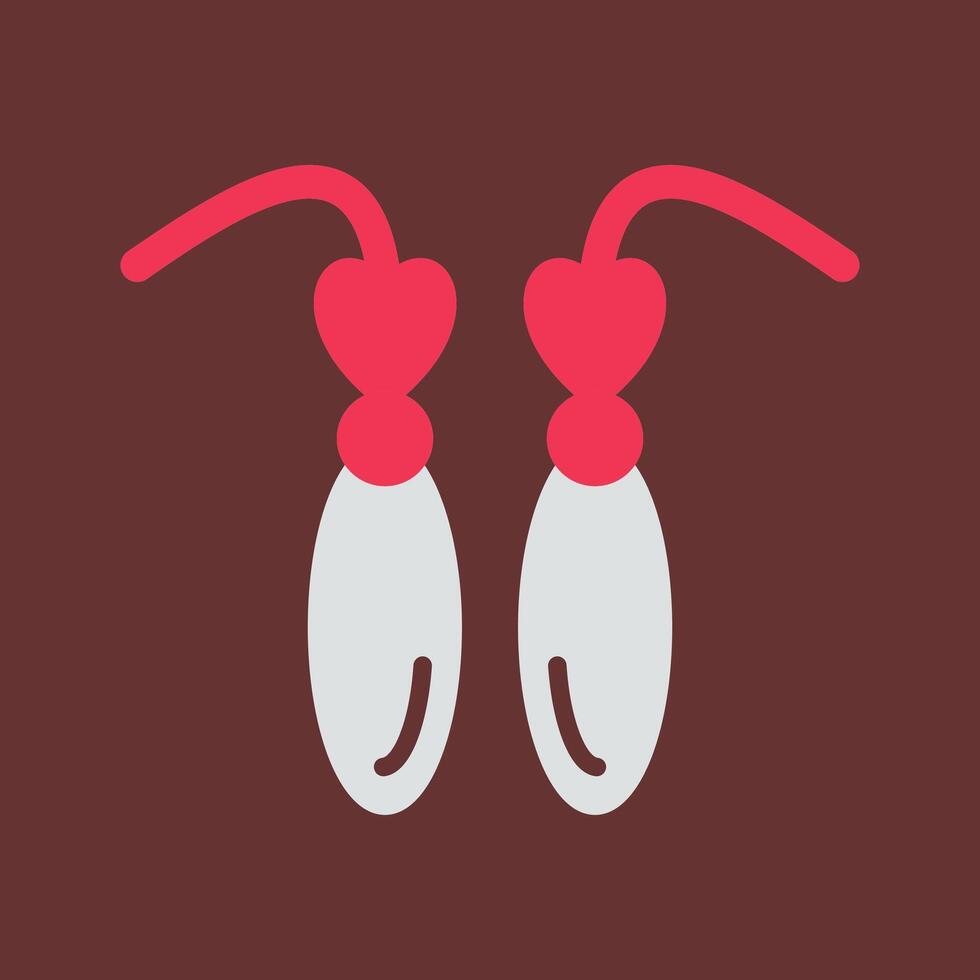 Earrings Vector Icon