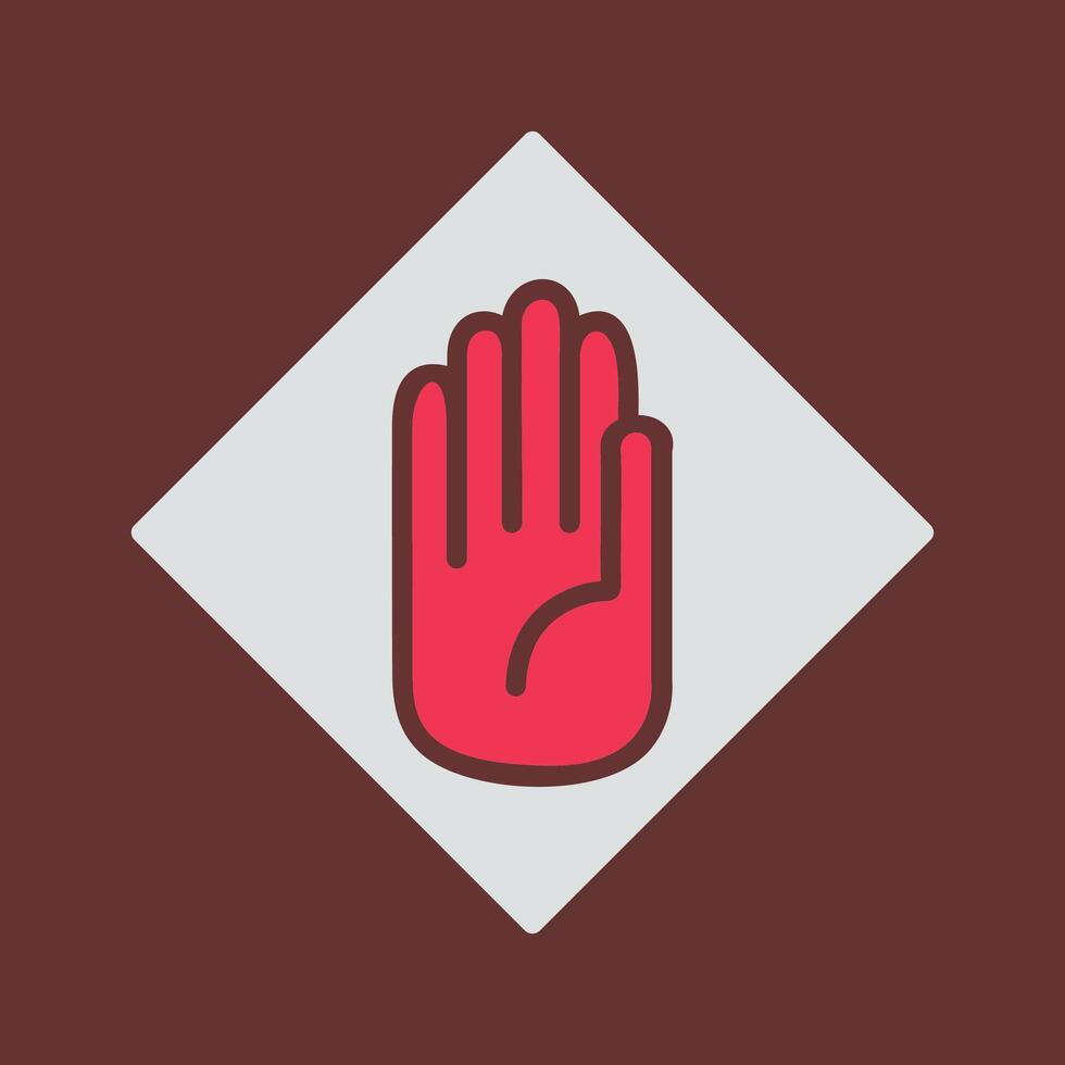 Halt Vector Icon
