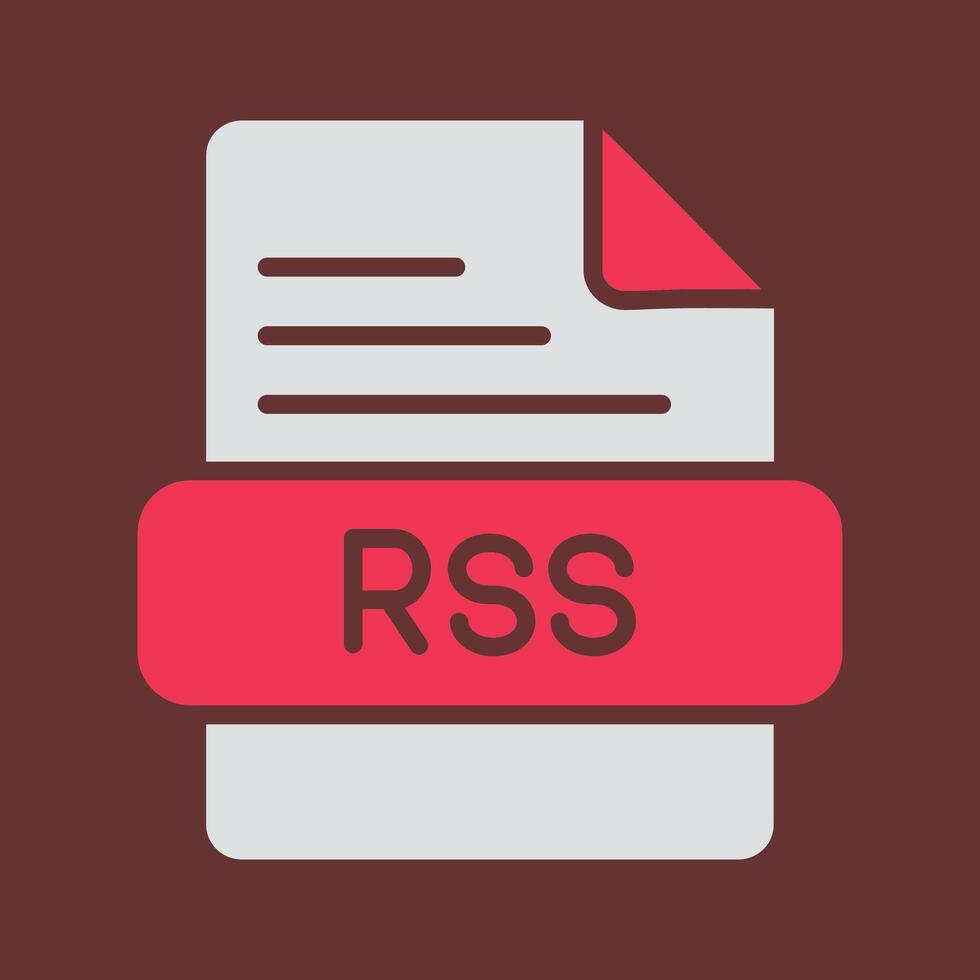 icono de vector de rss