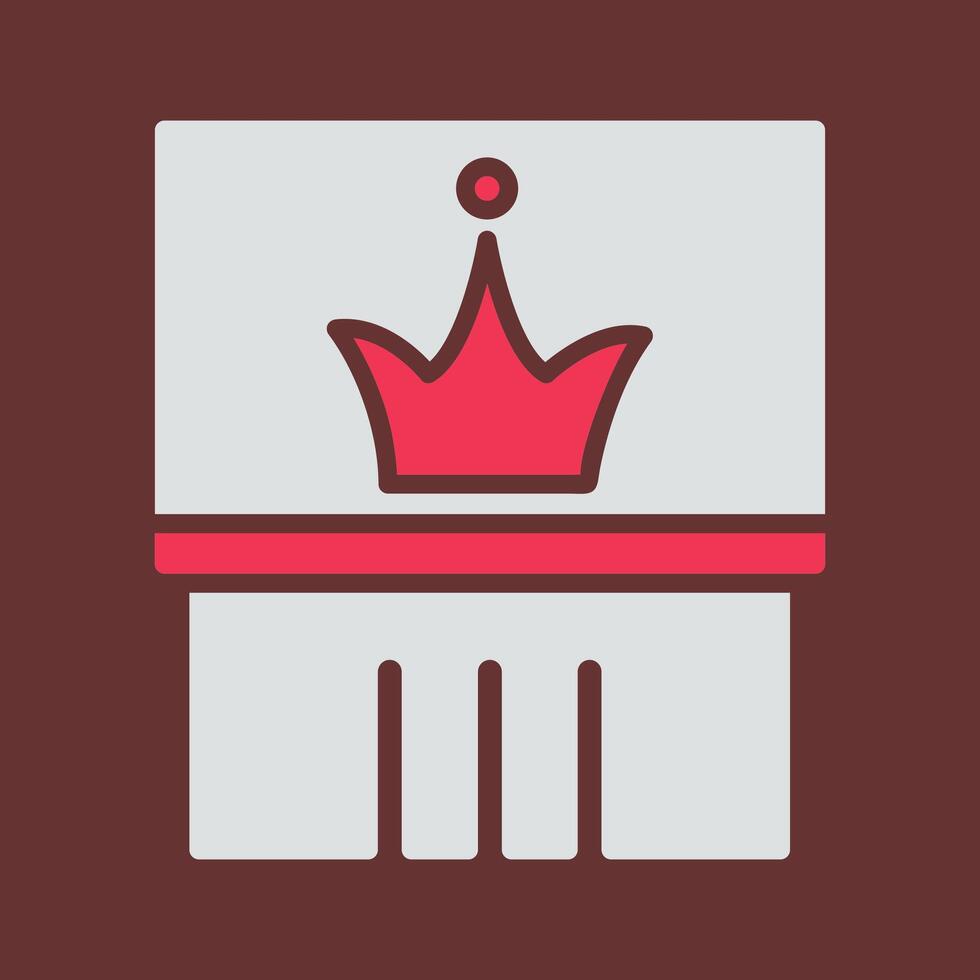 Crown Exhibit Vector Icon