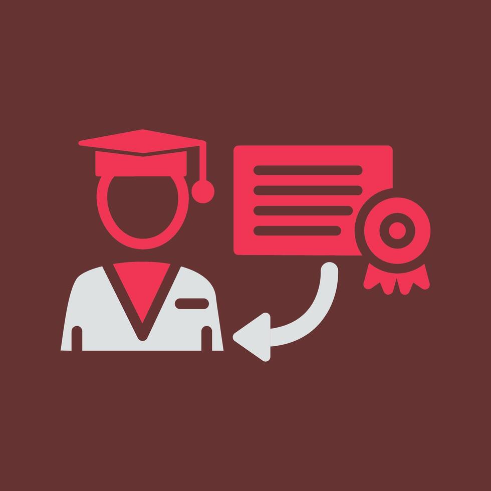 Receiving Degree Vector Icon