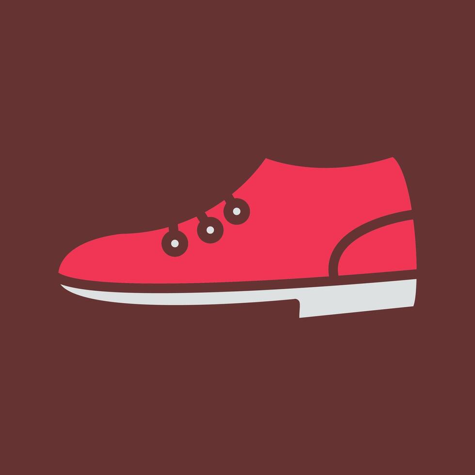 icono de vector de zapatos casuales