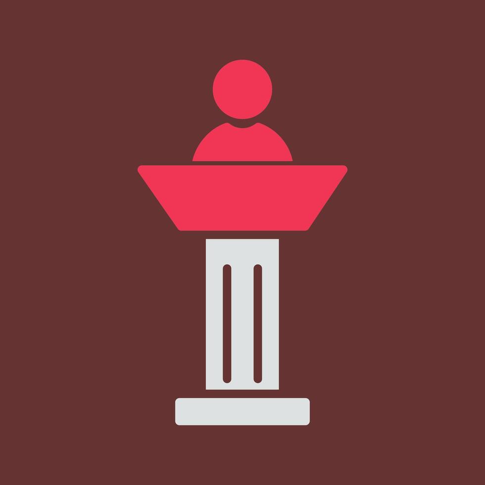 Podium Vector Icon