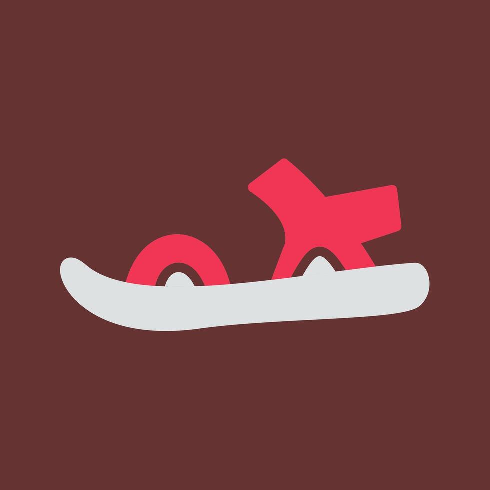 Stylish Sandals Vector Icon