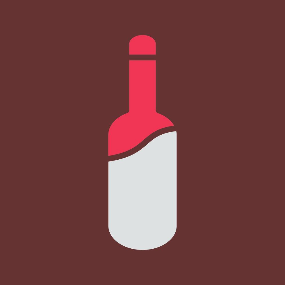 Champagne Bottle Vector Icon
