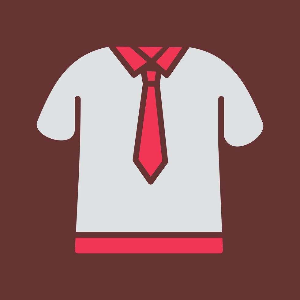 Shirt and Tie Vector Icon