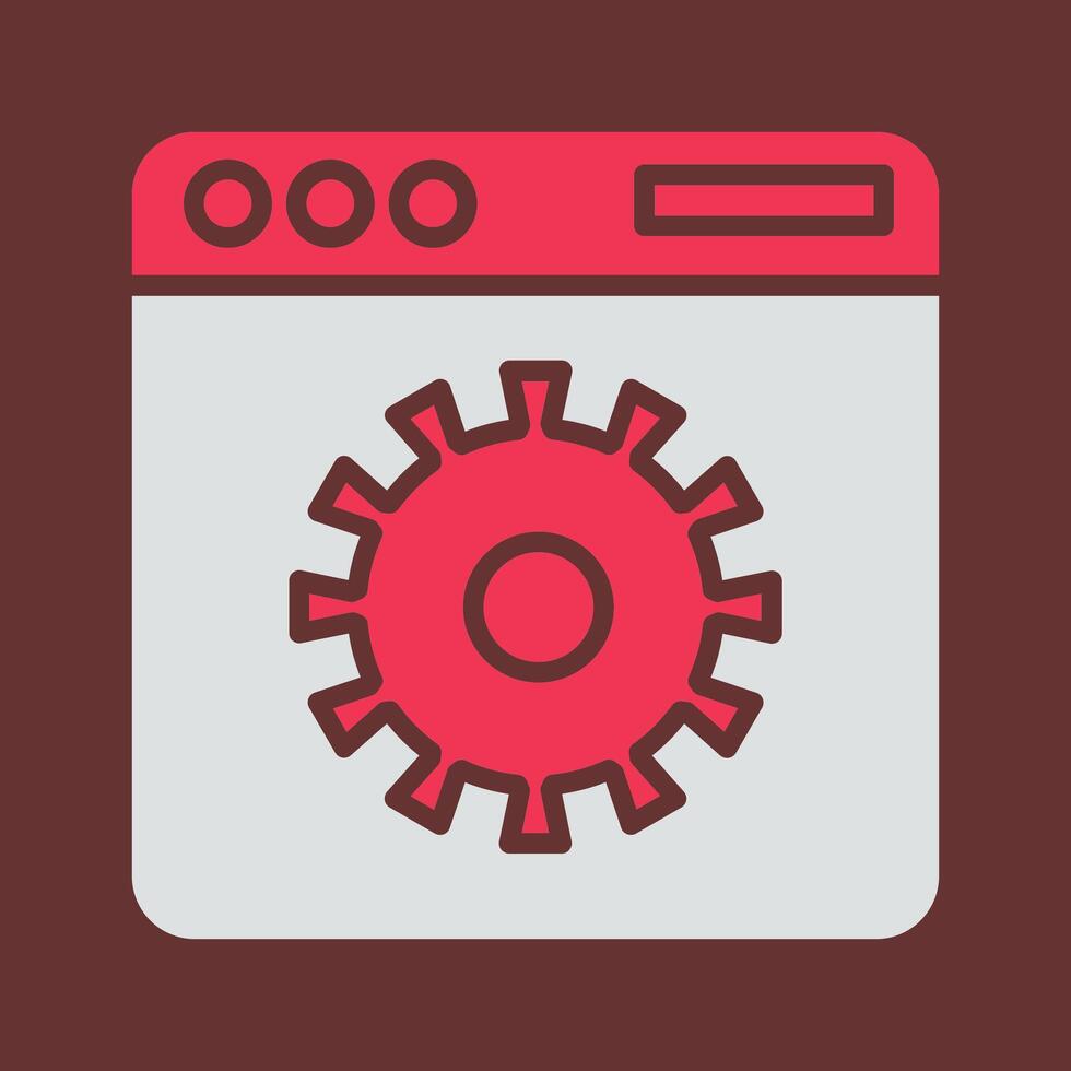 Website Settings Vector Icon