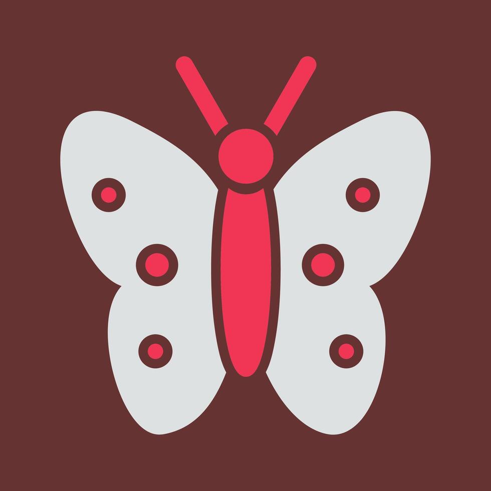 icono de vector de mariposa