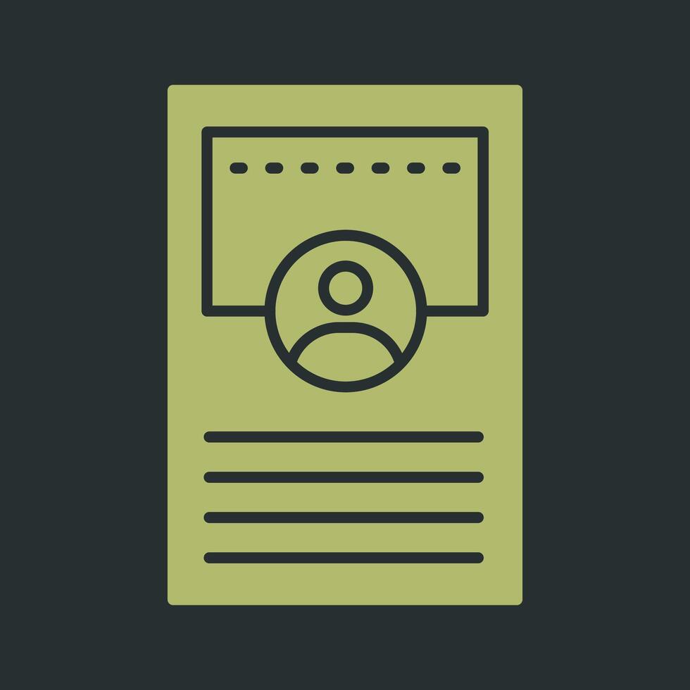Profile Vector Icon