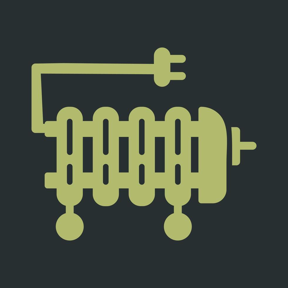 Oil Heater Vector Icon
