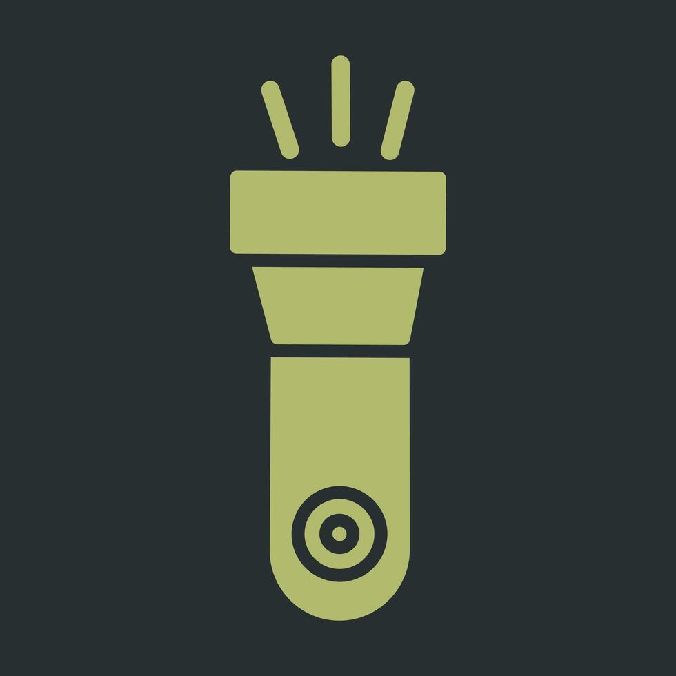 Flashlight Vector Icon
