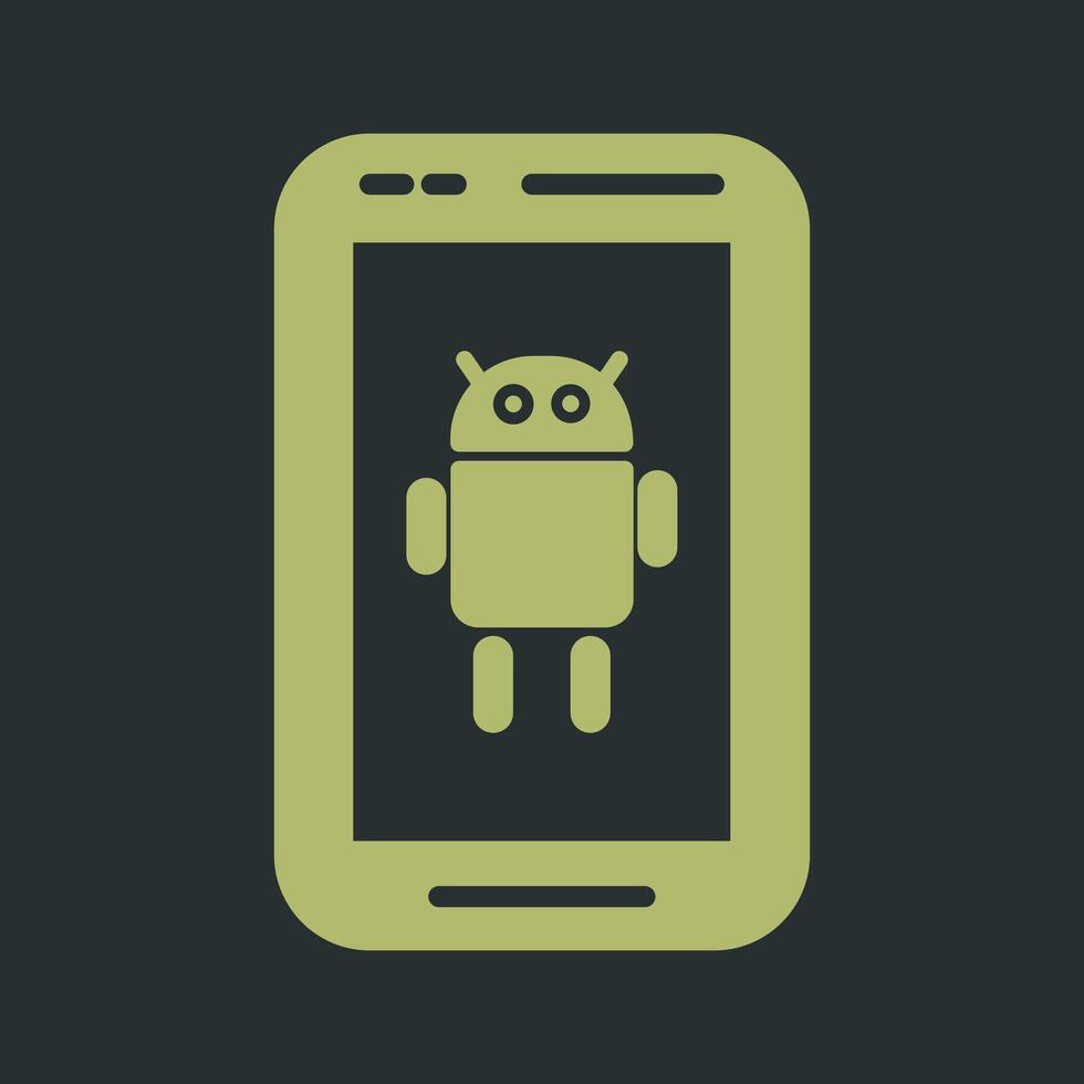 icono de vector de Android