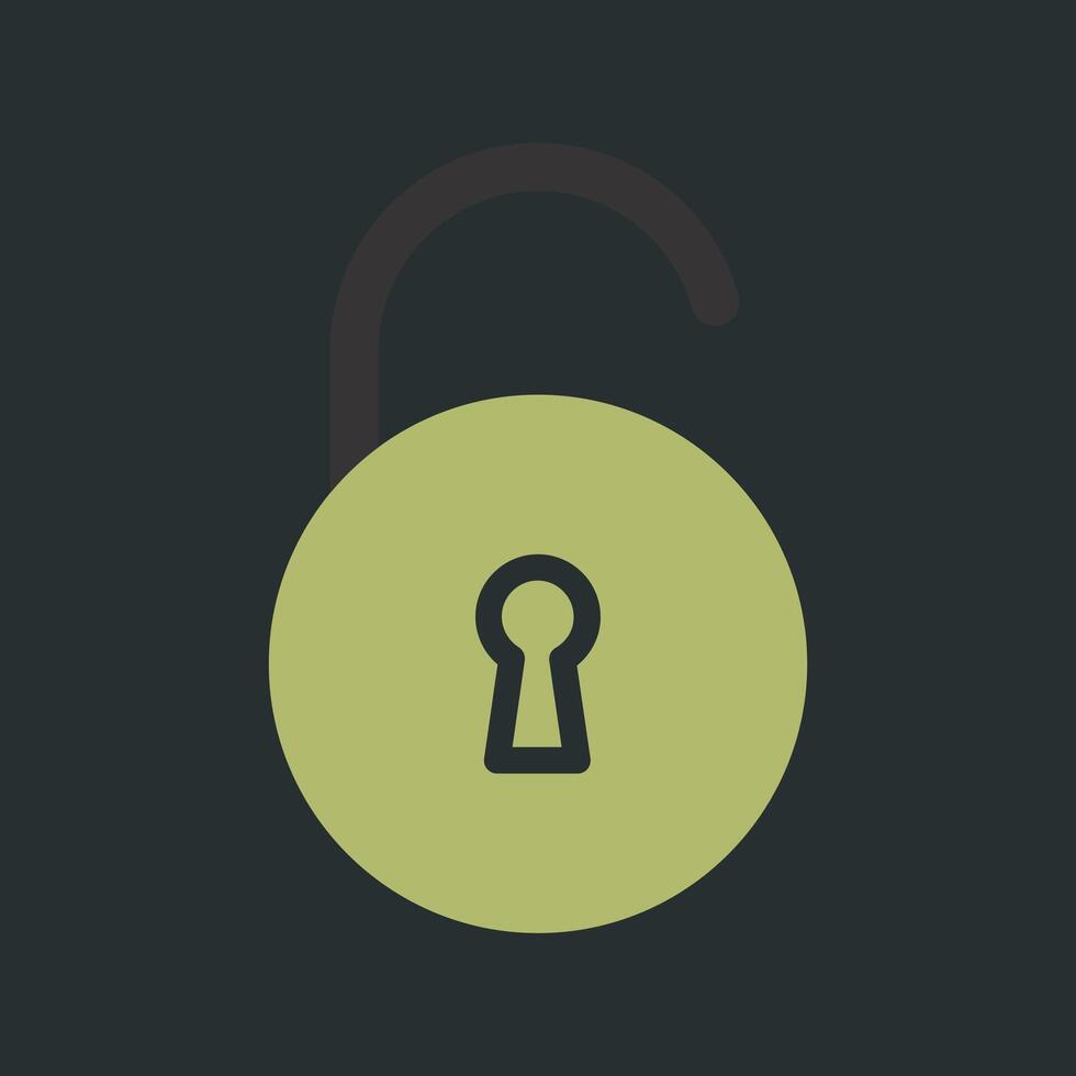 Open Lock I Vector Icon