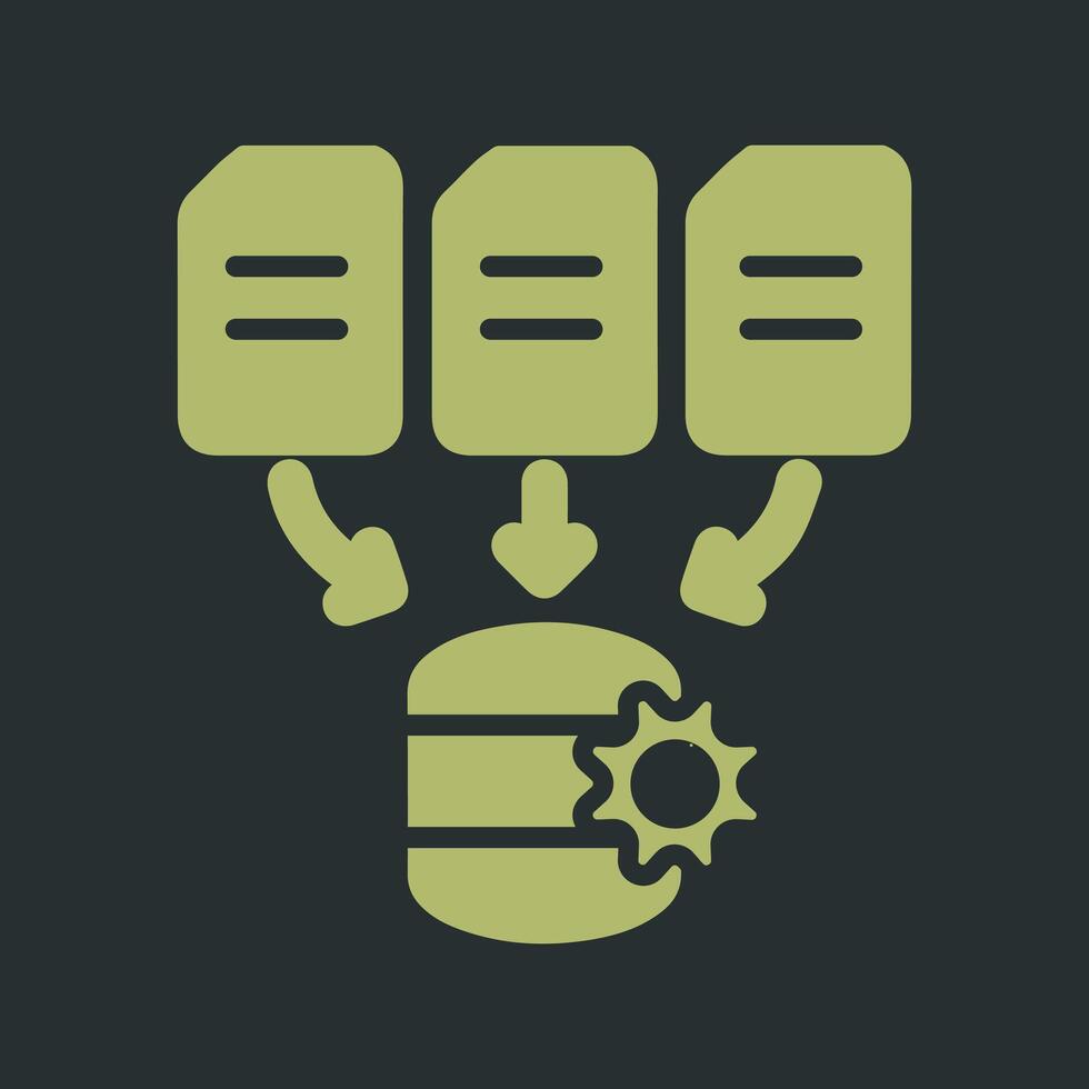 Data Processing Vector Icon
