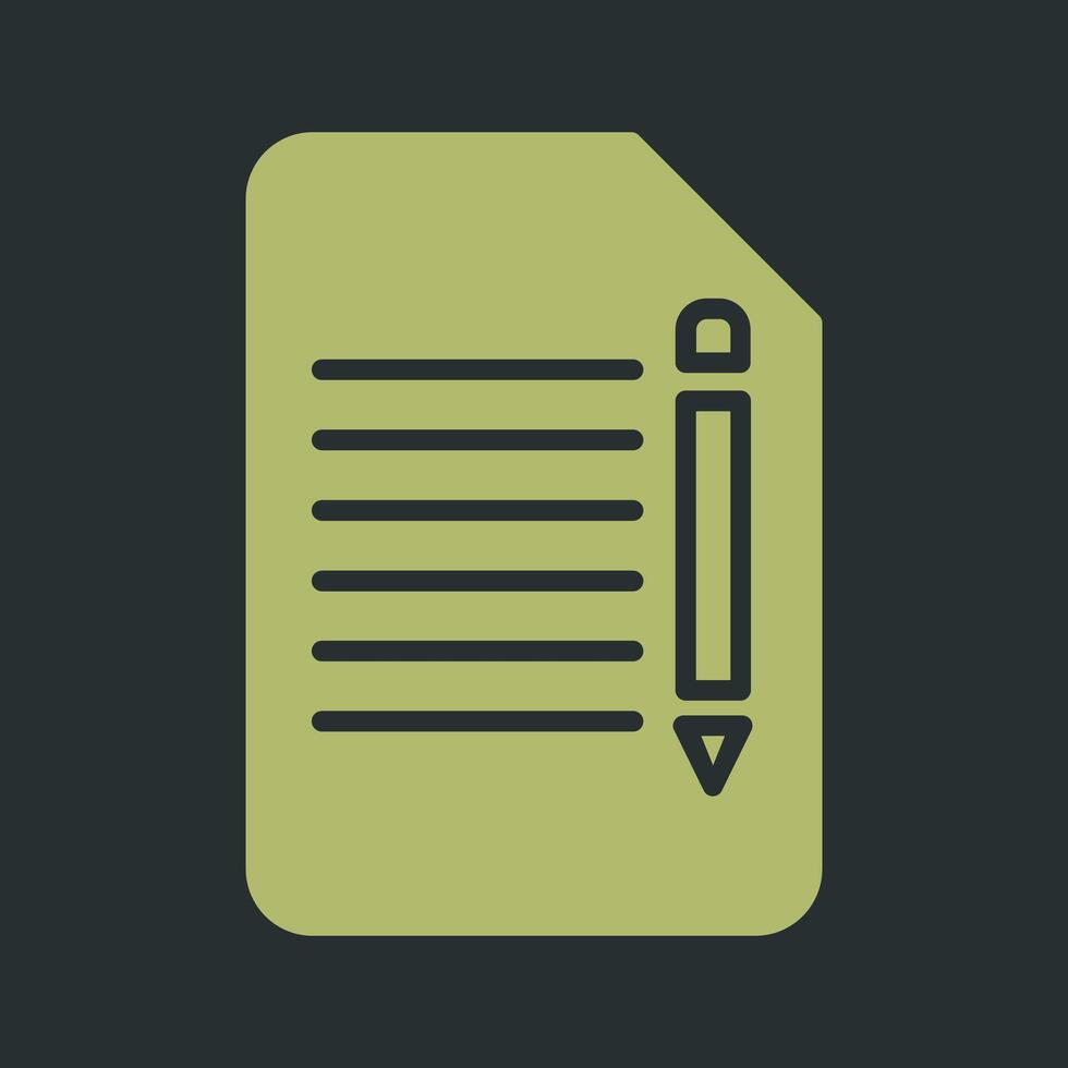 Edit Document Vector Icon