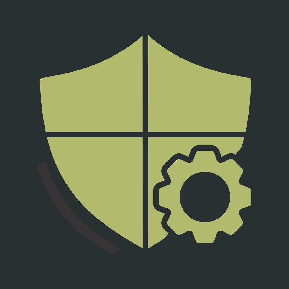 Shield Settings Vector Icon