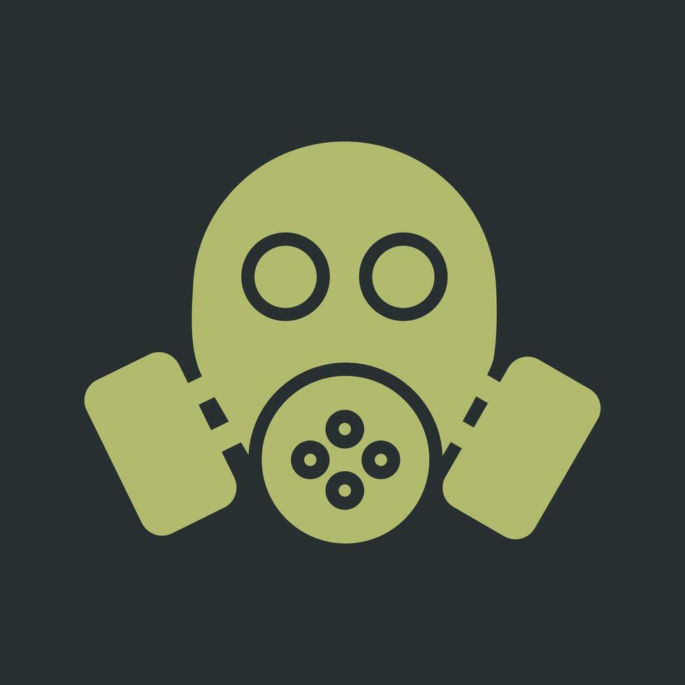 Gas Mask Vector Icon