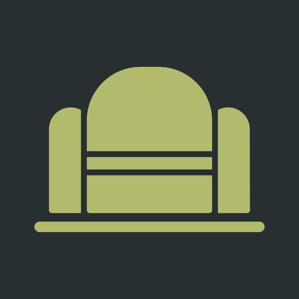 Bedroom Chair Vector Icon