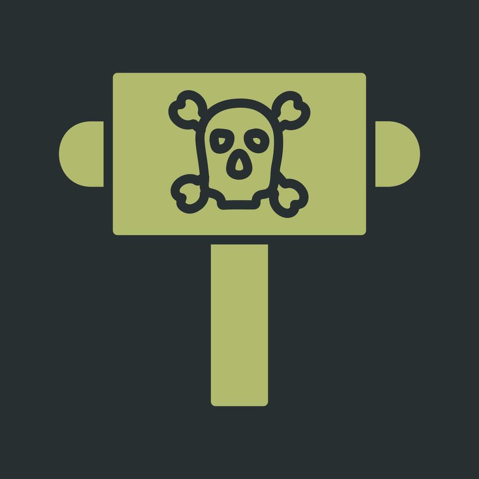 Pirate Sign Vector Icon