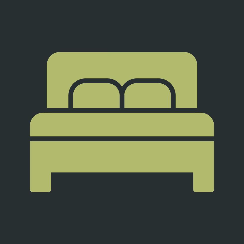 Double Bed II Vector Icon