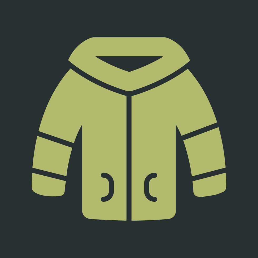 Winter Jacket Vector Icon