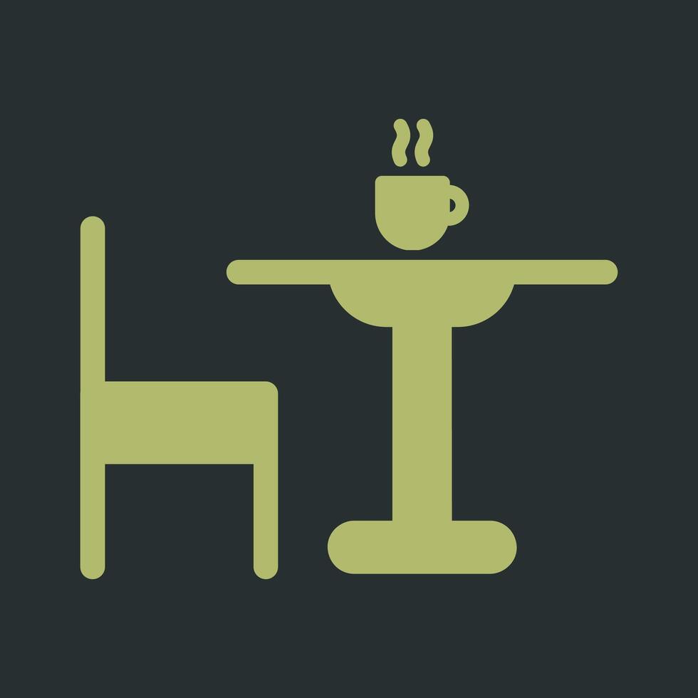 Tea Table Vector Icon