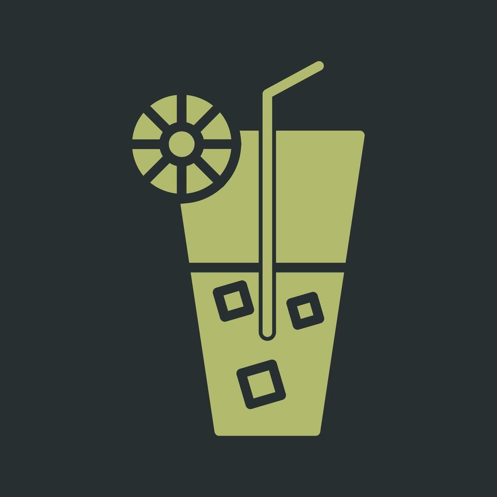 Rainbow Drink Vector Icon