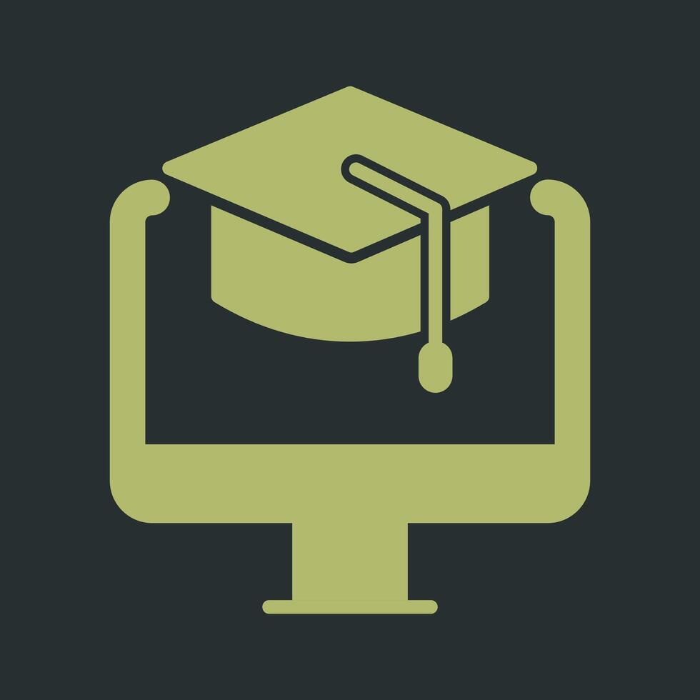 Online Education Vector Icon