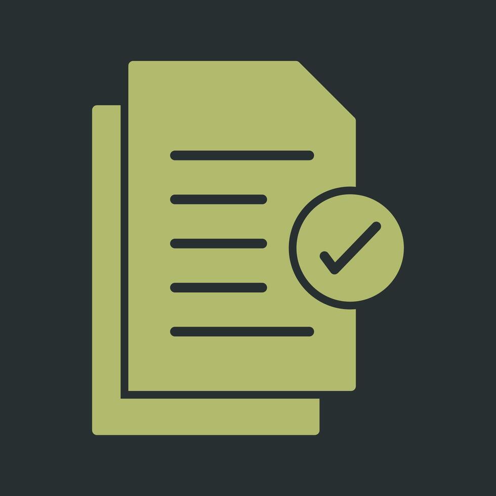 Report List Vector Icon